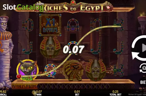 Οθόνη6. Riches of Egypt Κουλοχέρης