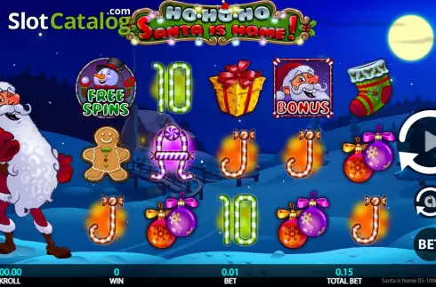 Οθόνη2. Ho Ho Ho Santa is Home Κουλοχέρης