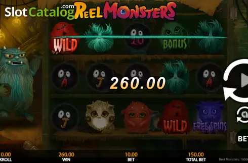 Οθόνη3. Reel Monsters (Getta Gaming) Κουλοχέρης