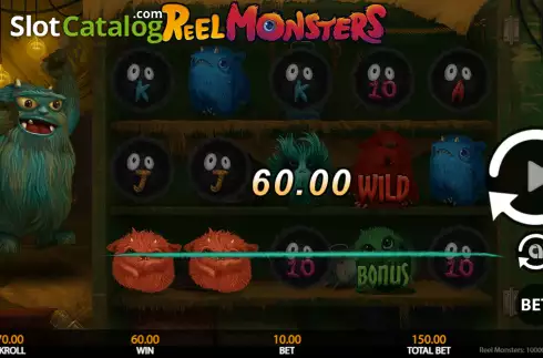 Οθόνη4. Reel Monsters (Getta Gaming) Κουλοχέρης