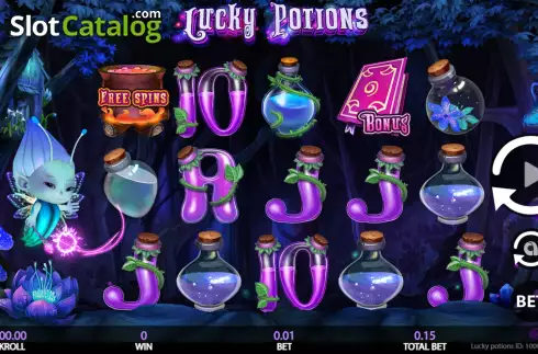 Οθόνη2. Lucky Potions Κουλοχέρης