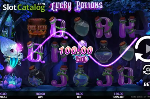 Οθόνη5. Lucky Potions Κουλοχέρης