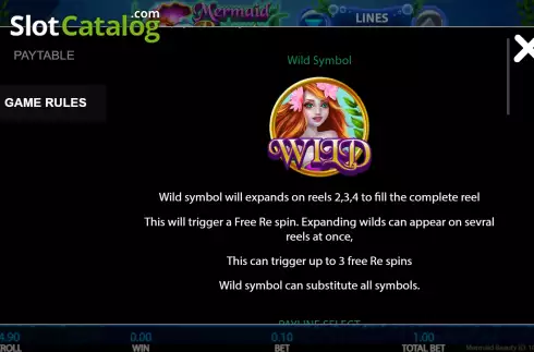 Οθόνη9. Mermaid Beauty (Getta Gaming) Κουλοχέρης
