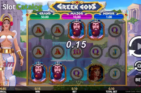 Οθόνη3. Greek Gods (Getta Gaming) Κουλοχέρης