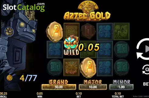 Οθόνη5. Aztec Gold (Getta Gaming) Κουλοχέρης
