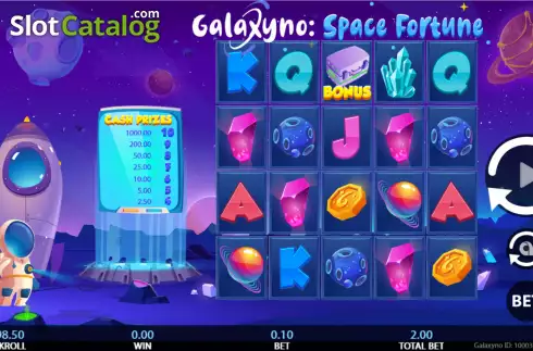 Οθόνη2. Galaxyno Space Fortune Κουλοχέρης 