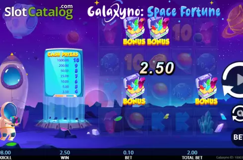 Οθόνη3. Galaxyno Space Fortune Κουλοχέρης 