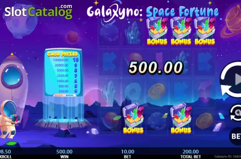 Οθόνη4. Galaxyno Space Fortune Κουλοχέρης 