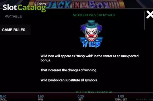 Οθόνη8. Jack In A Box Κουλοχέρης 