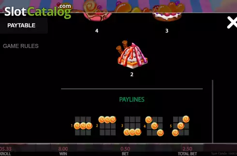 Οθόνη7. Spin Candy Κουλοχέρης
