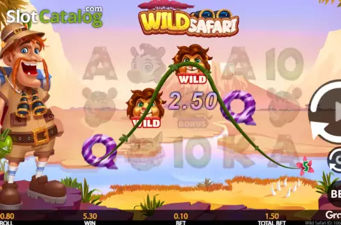 Οθόνη4. Wild Safari (Getta Gaming) Κουλοχέρης