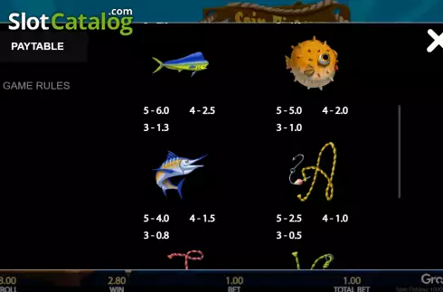 Οθόνη6. Spin Fish'in Κουλοχέρης 