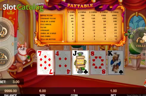 Οθόνη4. 10's or Better (Getta Gaming) Κουλοχέρης