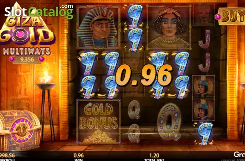 Οθόνη4. Giza Gold Κουλοχέρης 