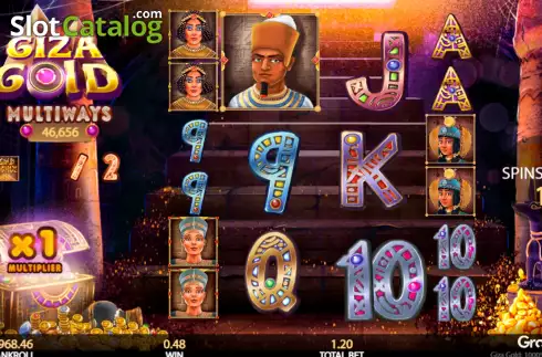 Οθόνη7. Giza Gold Κουλοχέρης 