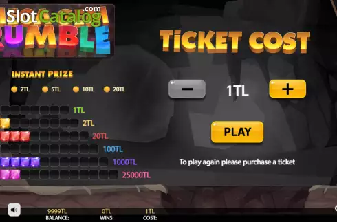 Οθόνη2. Mega Gem Rumble Κουλοχέρης