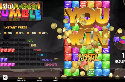 Οθόνη4. Mega Gem Rumble Κουλοχέρης