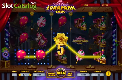 Οθόνη3. Lunapark Cash Κουλοχέρης