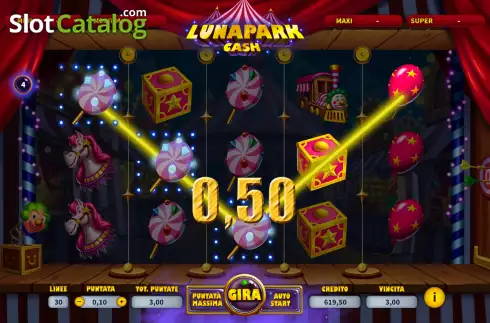 Οθόνη4. Lunapark Cash Κουλοχέρης