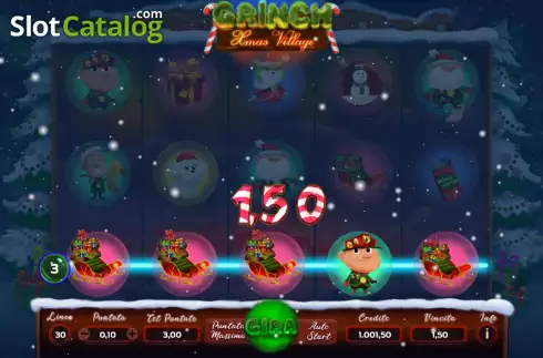 Οθόνη4. Grinch Xmas Village Κουλοχέρης