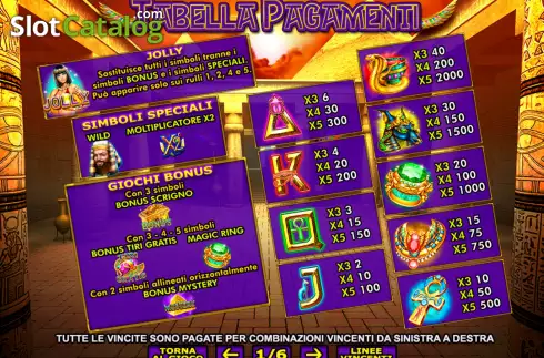 Οθόνη7. Pharaohs Secret (Giocaonline) Κουλοχέρης