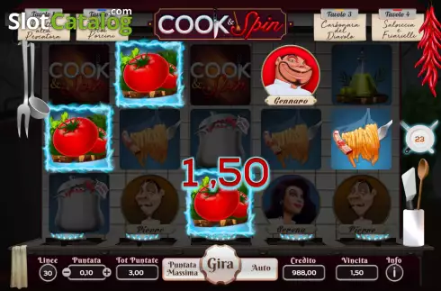 Οθόνη4. Cook & Spin Κουλοχέρης