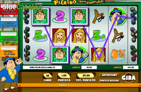 Οθόνη4. Pierino tenta la Fortuna Κουλοχέρης