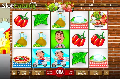 Οθόνη2. Pizza Express (Giocaonline) Κουλοχέρης