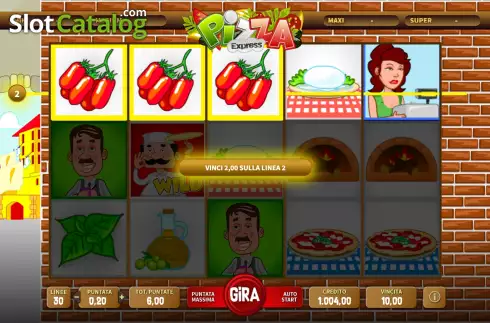 Οθόνη3. Pizza Express (Giocaonline) Κουλοχέρης