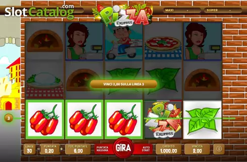 Οθόνη4. Pizza Express (Giocaonline) Κουλοχέρης