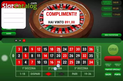 Οθόνη5. French Roulette (Giocaonline) Κουλοχέρης