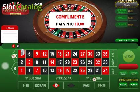 Οθόνη3. American Roulette (Giocaonline) Κουλοχέρης