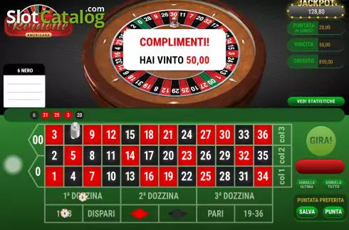 Οθόνη4. American Roulette (Giocaonline) Κουλοχέρης