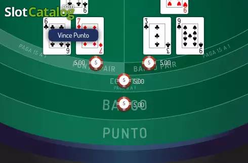 Οθόνη4. Punto Banco (Giocaonline) Κουλοχέρης