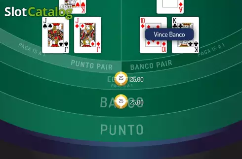 Οθόνη5. Punto Banco (Giocaonline) Κουλοχέρης