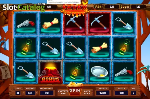 Οθόνη2. Gold Fever (Giocaonline) Κουλοχέρης