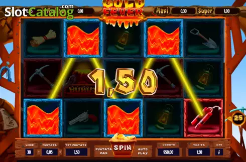 Οθόνη4. Gold Fever (Giocaonline) Κουλοχέρης