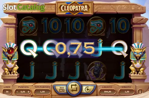 Οθόνη3. Cleopatra (Giocaonline) Κουλοχέρης