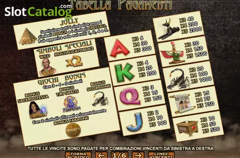 Οθόνη5. King of Egypt (Giocaonline) Κουλοχέρης