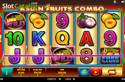 Οθόνη4. Asian Fruit Combo Κουλοχέρης