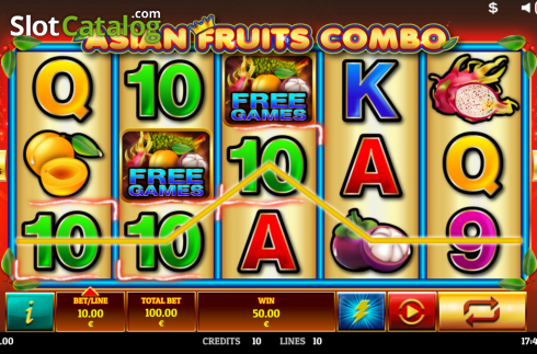 Οθόνη5. Asian Fruit Combo Κουλοχέρης