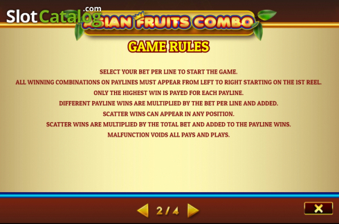 Οθόνη8. Asian Fruit Combo Κουλοχέρης