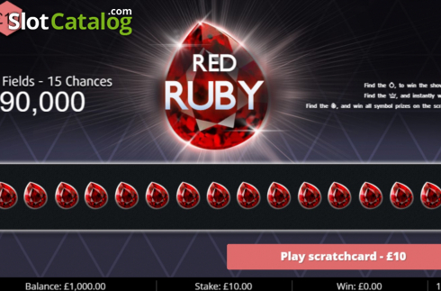 Οθόνη2. Red Ruby Κουλοχέρης