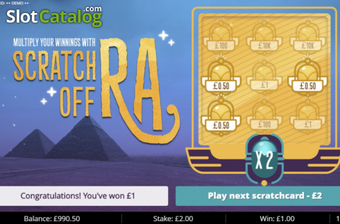 Οθόνη5. Scratch off Ra Κουλοχέρης 