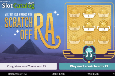 Οθόνη6. Scratch off Ra Κουλοχέρης 