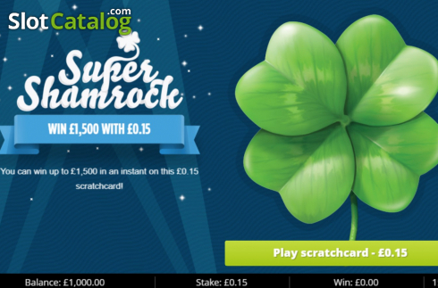 Οθόνη2. Super Shamrock Κουλοχέρης