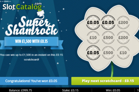 Οθόνη3. Super Shamrock Κουλοχέρης