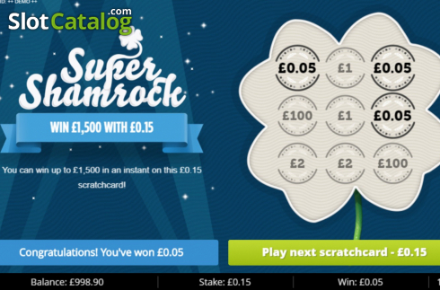 Οθόνη6. Super Shamrock Κουλοχέρης