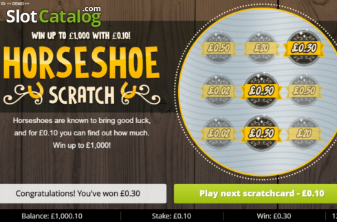 Οθόνη4. Horseshoe Scratch Κουλοχέρης