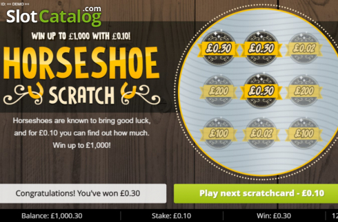 Οθόνη5. Horseshoe Scratch Κουλοχέρης
